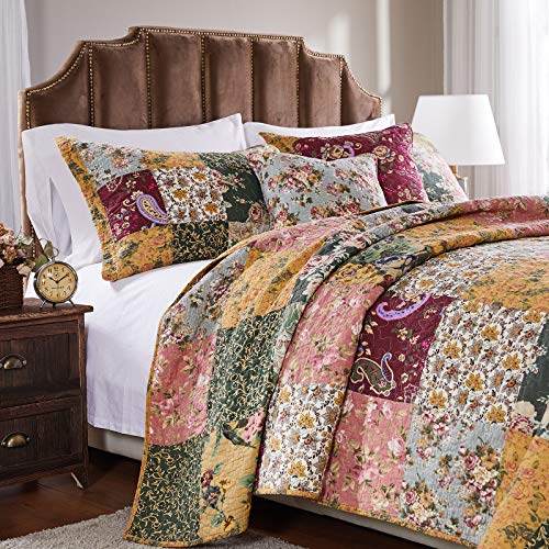 Natural 3-Piece Full/Queen Cotton Quilt Set N368463