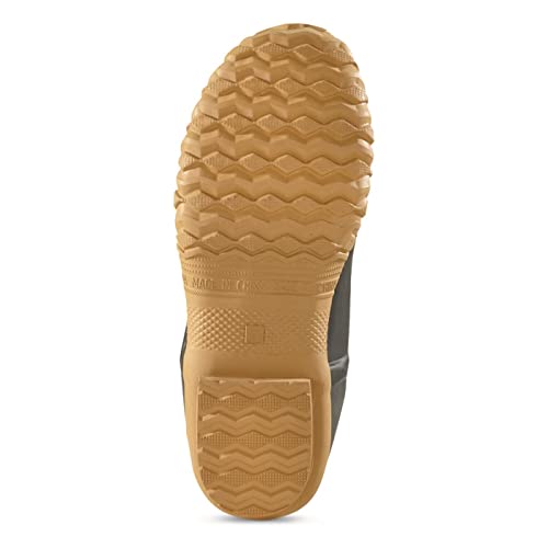 Men’s Side Zip Insulated Leather Duck Boots, 400 Gram C2786
