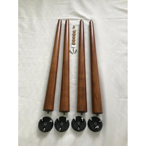 Walnut 7.9" Wooden Table Legs S198