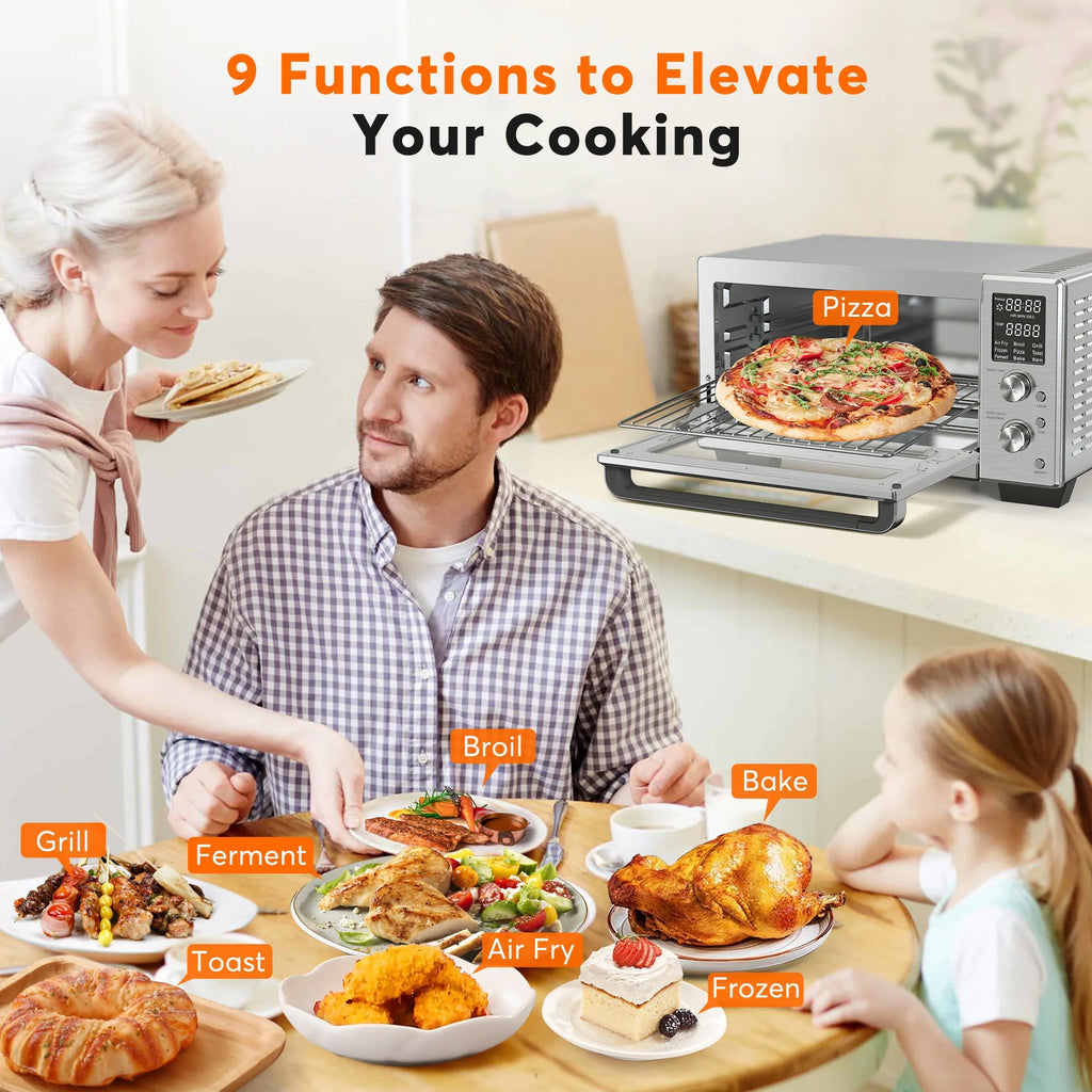 30Qt Stainless Steel Air Fryer Toaster Oven N109