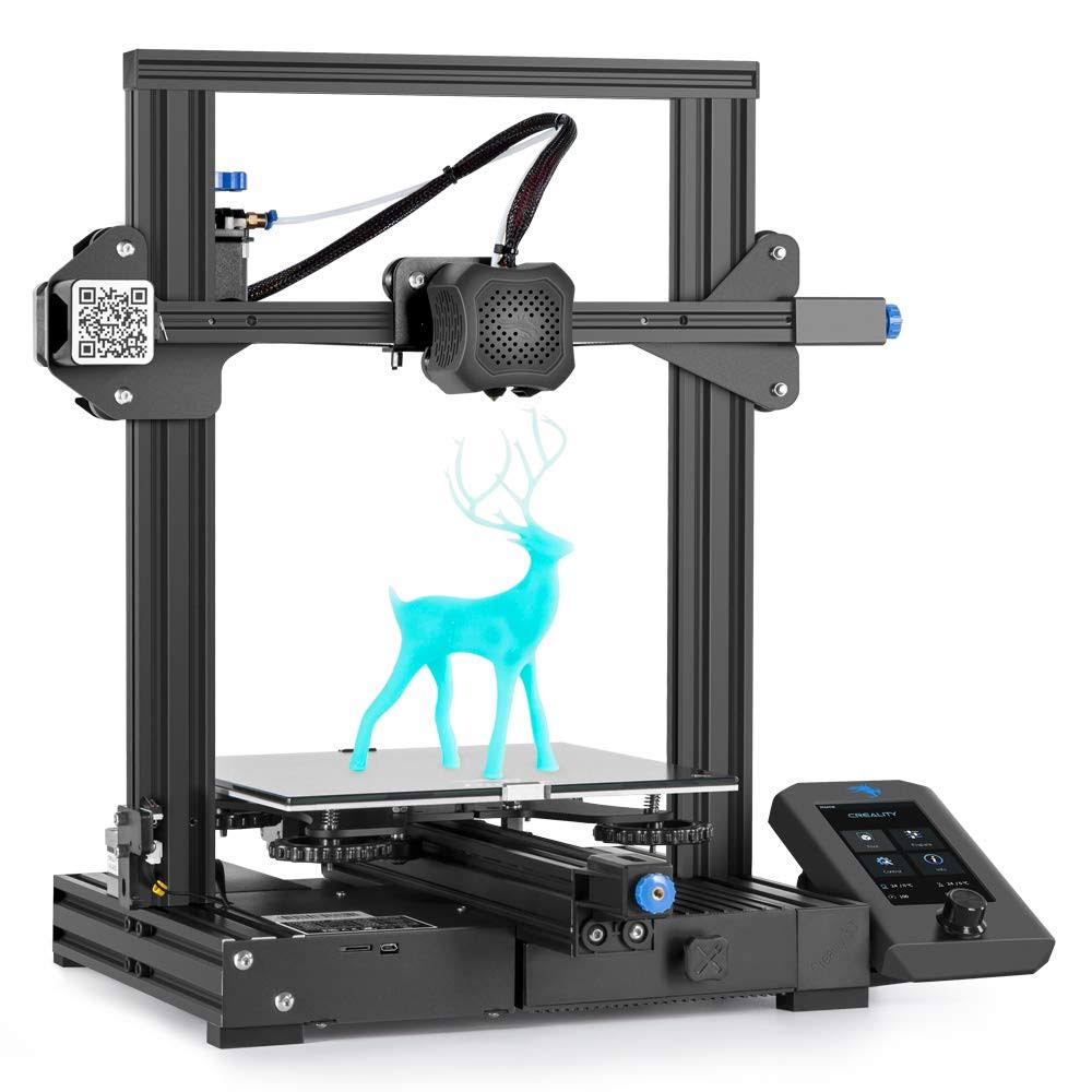 Creality Ender 3 V2 3D Printer with Carborundum Glass Platform B5751