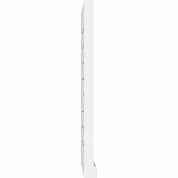 Vertical Surface Mount PVC Gable Vent M50505