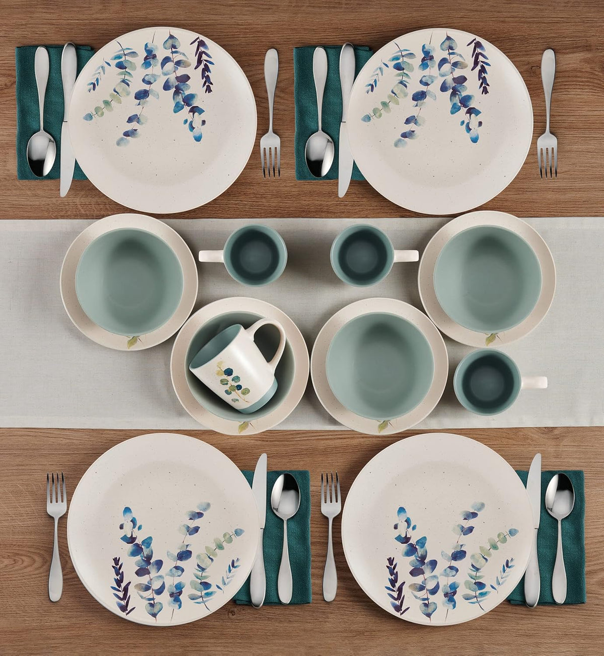 16 Piece Dinnerware Set, Floral Multicolor Z99927
