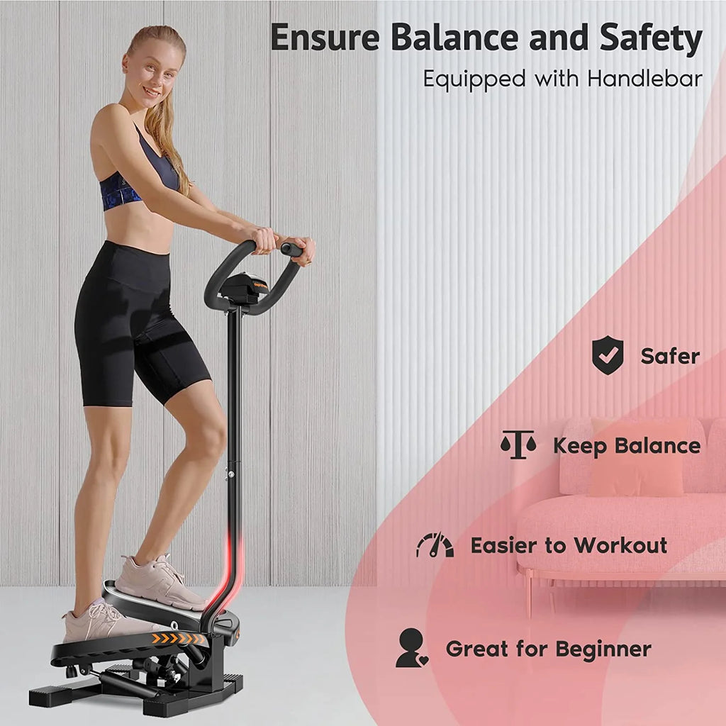Portable Stair Stepper with Resistance Band E2538