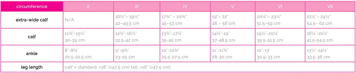 Knee High 30-40 mmHg Extra Wide Calf U50959