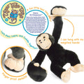 14 Inch Hanging Monkey Chimp Stuffed Animal Plush Ape S439