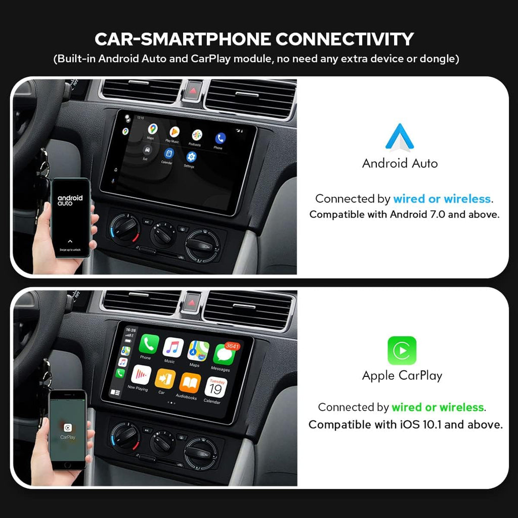 8 Inch Touch Screen Car Stereo with 4GB RAM 64GB ROM O3106