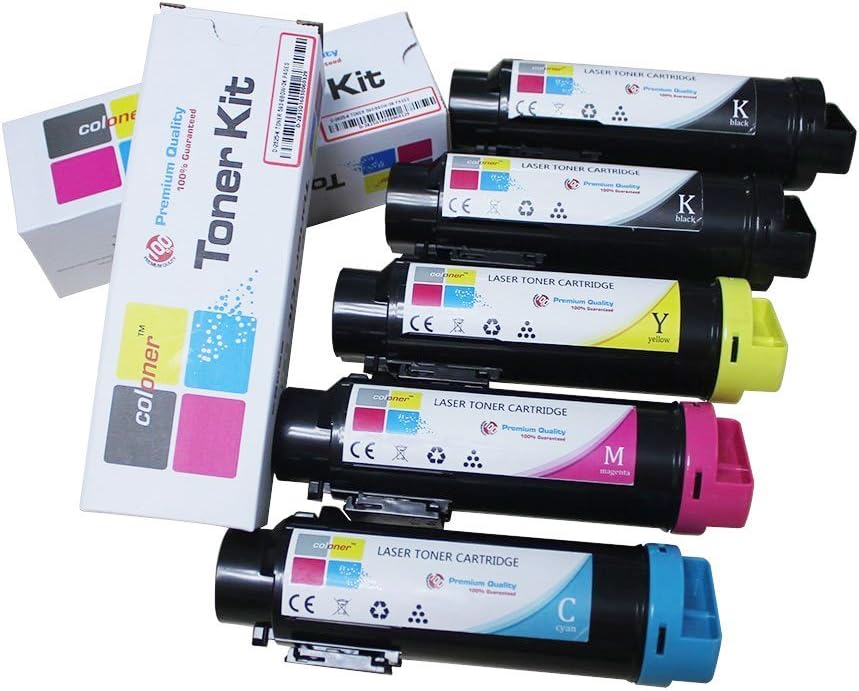 5,500 & 4,300 Pages Compatible Toner Cartridge 5-Pack U392445