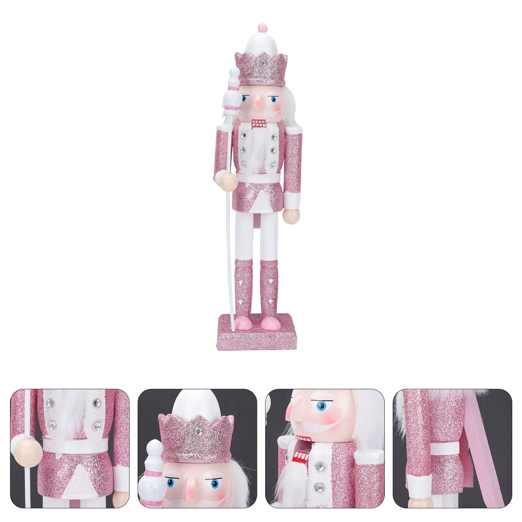 Wooden Nutcracker Soldier Santa Doll C223