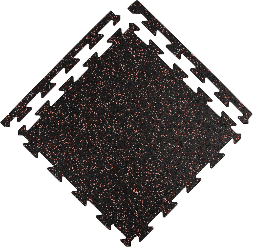1/4 Inch Thick Eco-Lock Rubber Interlocking Floor Tiles Z6876