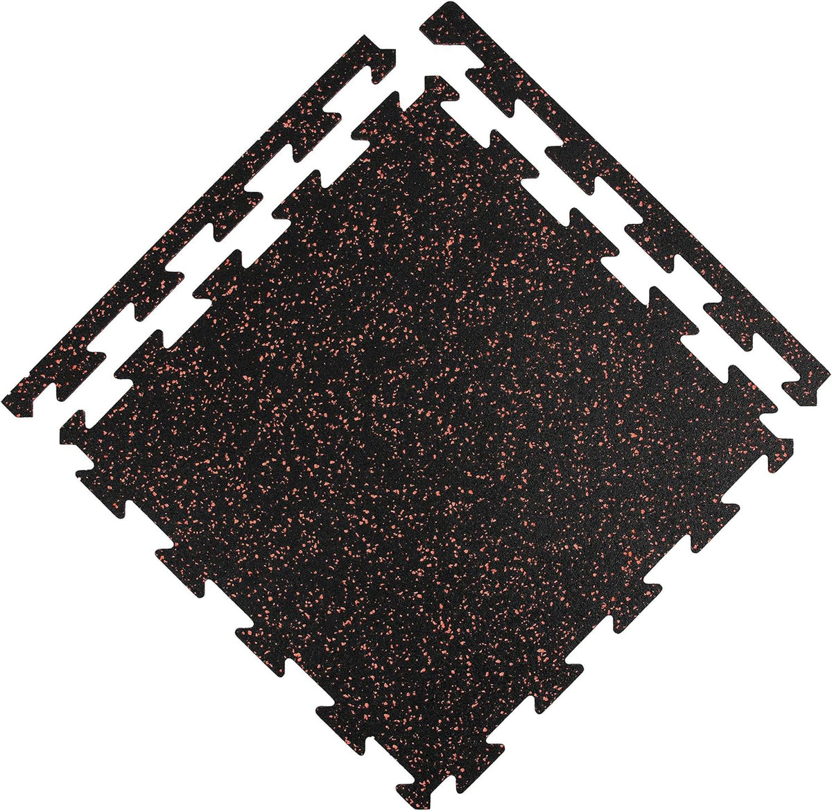 1/4 Inch Thick Eco-Lock Rubber Interlocking Floor Tiles Z6876
