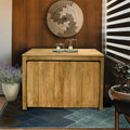 Recycled Teak Wood Buffet with 2 Doors E233617