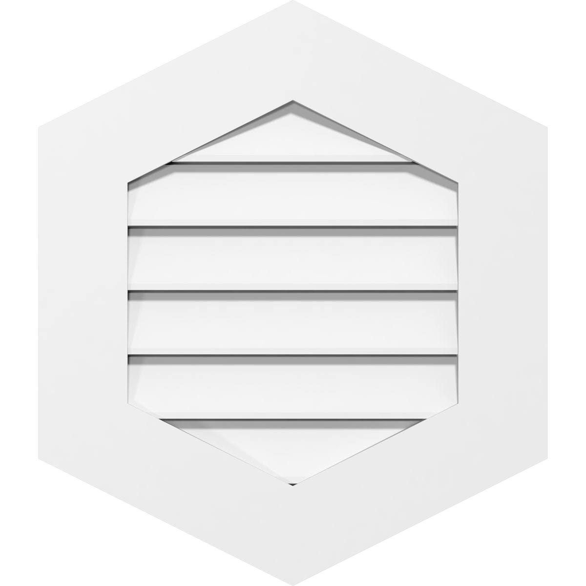 PVC Gable Vent Q407
