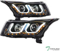 Matte Black LED Projector Headlights For Chevy Cruze P982202