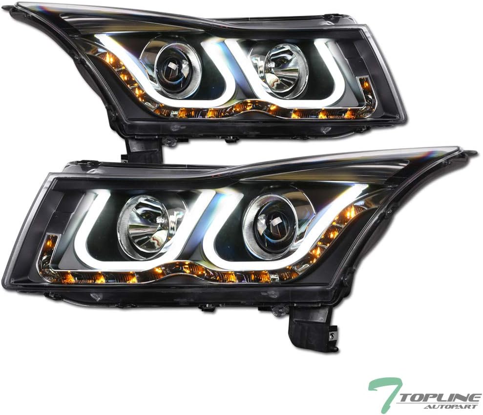 Matte Black LED Projector Headlights For Chevy Cruze P982202