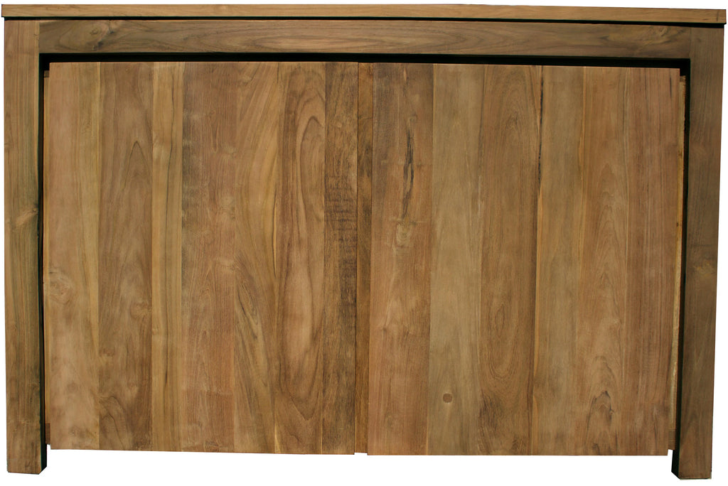 Recycled Teak Wood Buffet with 2 Doors E233617