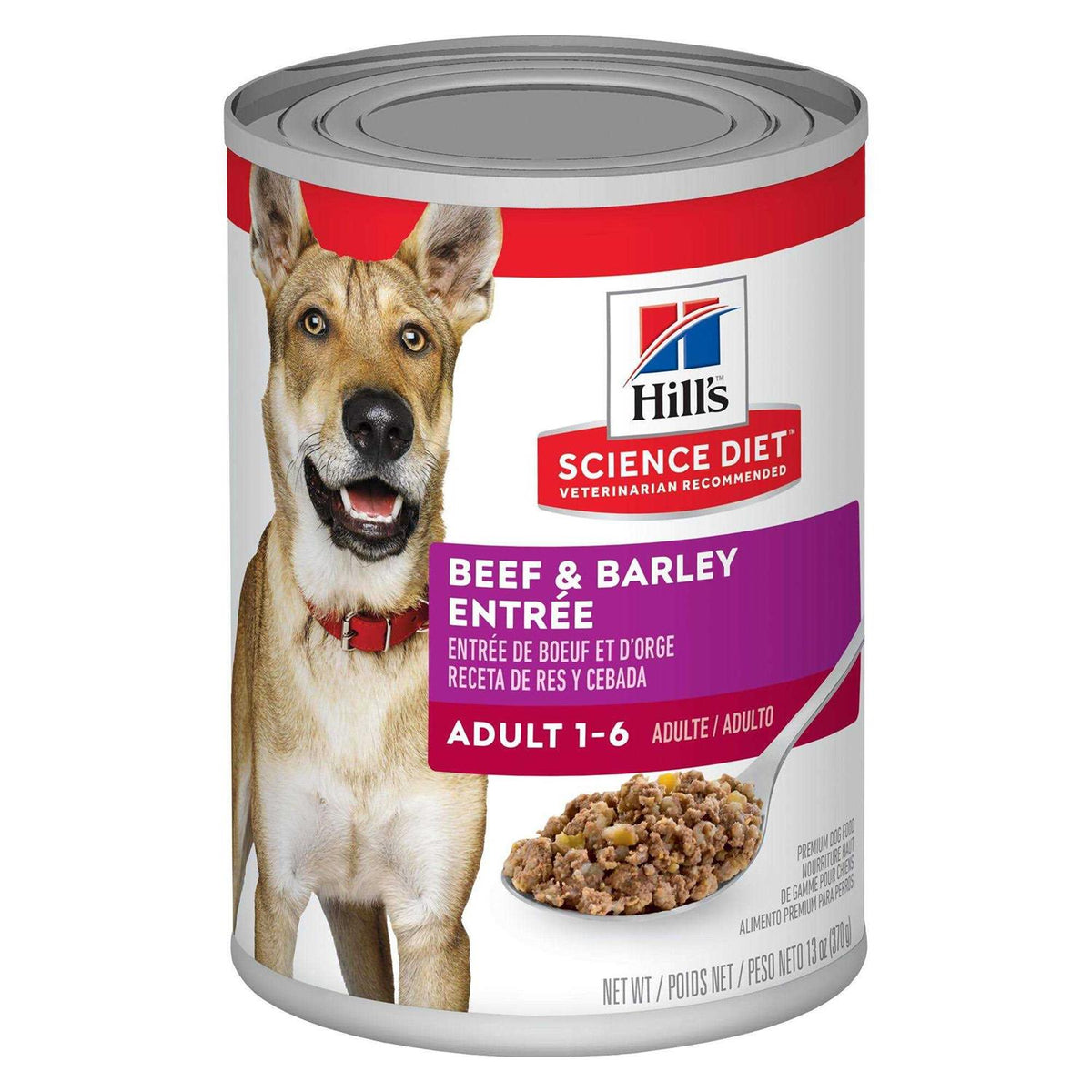 Adult Beef & Barley Entree Dog Food F504810