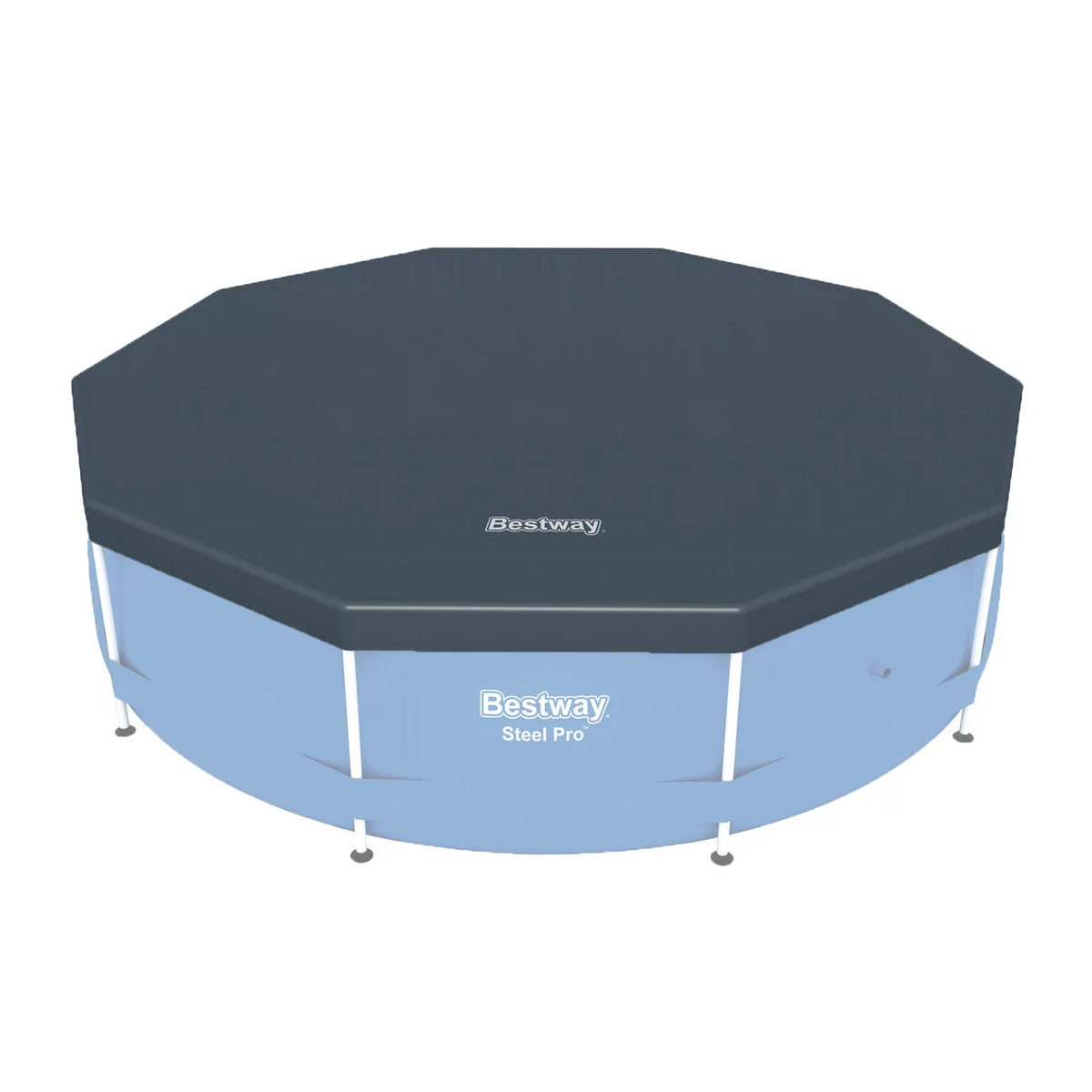 Round PVC 10 Foot Pool Cover 2 Pack S482