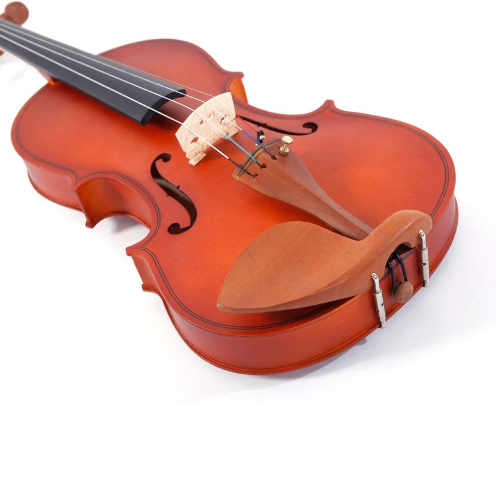 Antique Solid Wood Handmade Violin with Case Bow Rosin Strings Shoulder Rest Tuner I6970