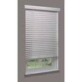 Cordless Faux Wood Blind, White, 65x22w x 68 G759