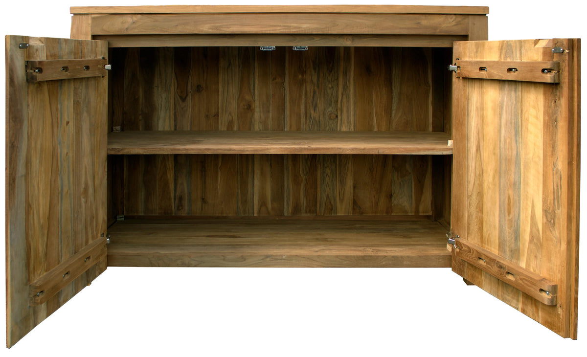 Recycled Teak Wood Buffet with 2 Doors E233617