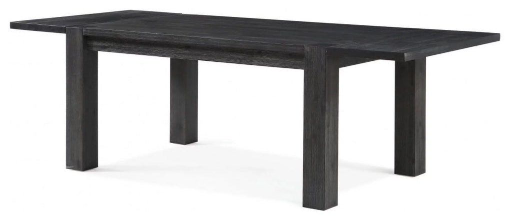 8 Piece Rectangular Dining Set Upholstered Chair and Server Graphite R438991