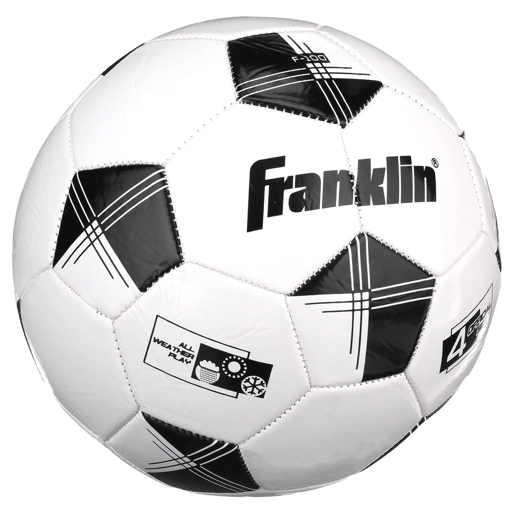 Youth Soccer Balls Size 4 12 Pack White/Black F515