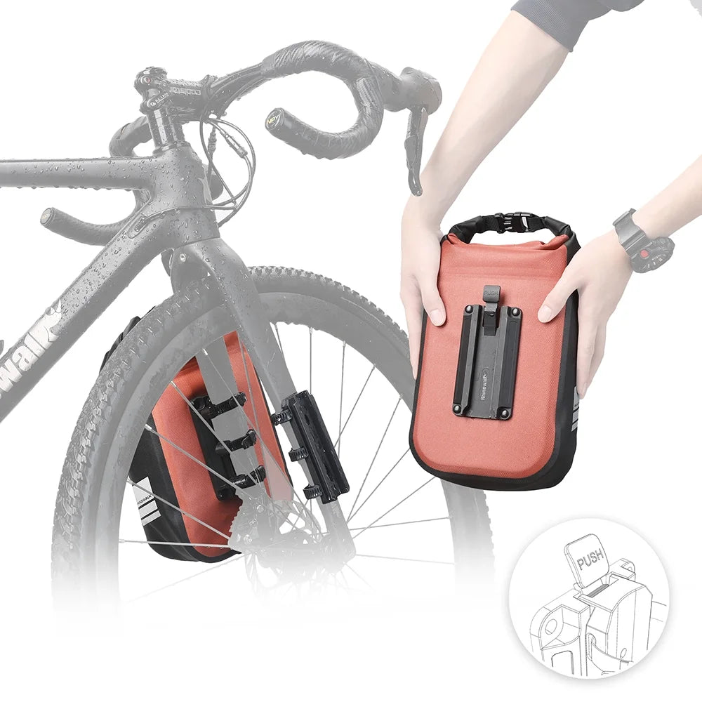 6L Waterproof Bike Front Fork Bag Q501909