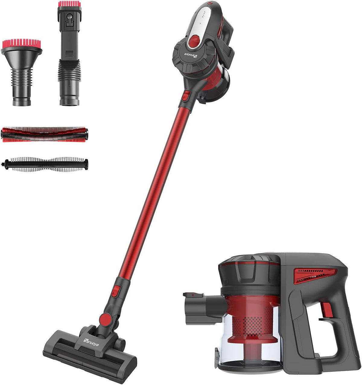 Cordless Stick Vacuum Cleaner (Gray) B223