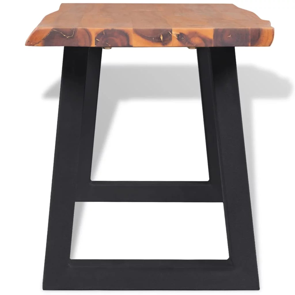 Solid Acacia Wood Bench Y79284