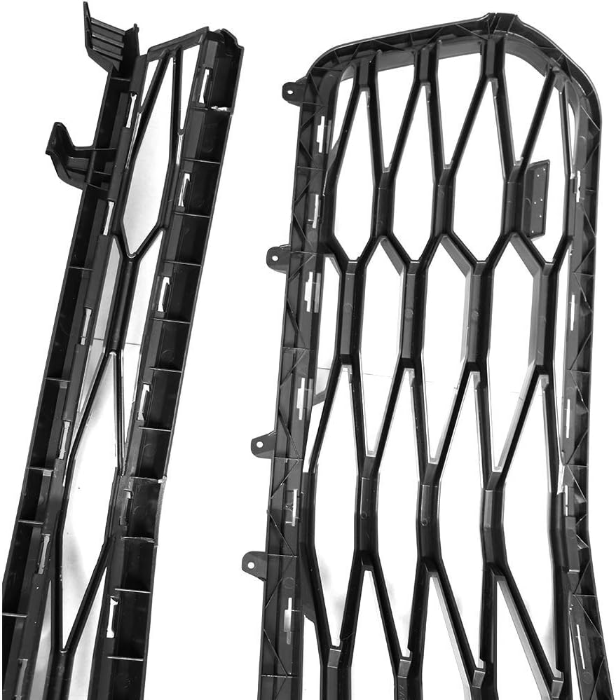 Black PP Front Bumper with Grille for 2014-2015 Chevy Camaro B44400