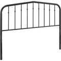 Black Queen Metal Headboard A3325