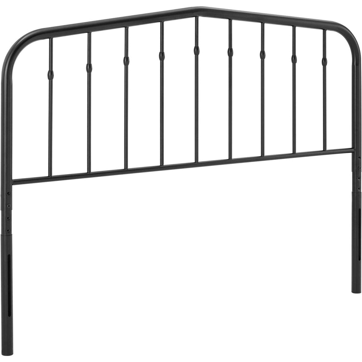 Black Queen Metal Headboard A3325