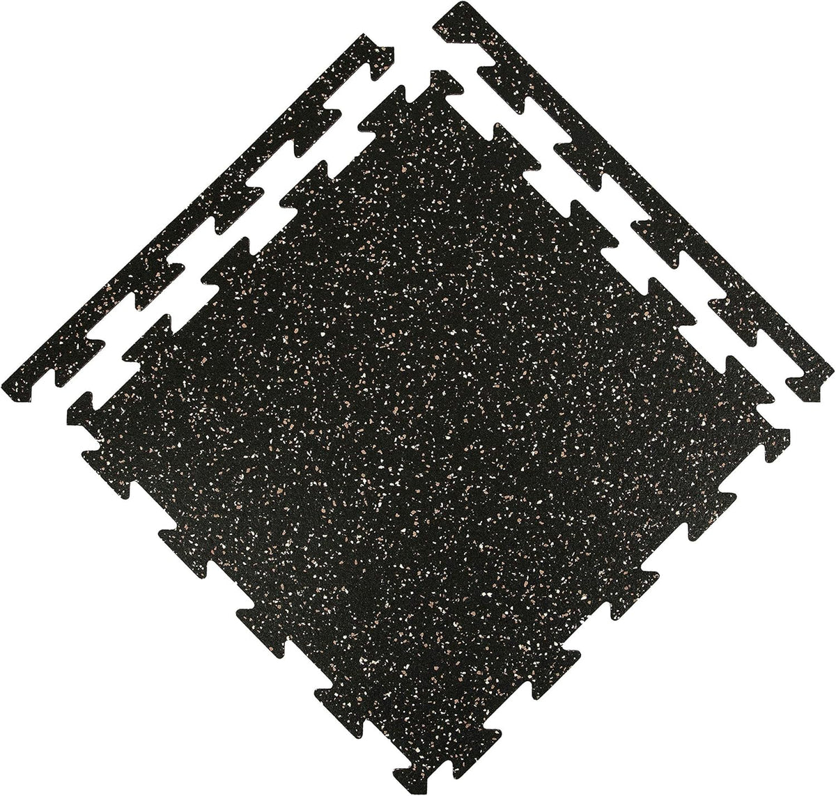 1/4 Inch Thick Eco-Lock Rubber Interlocking Floor Tiles Z6876