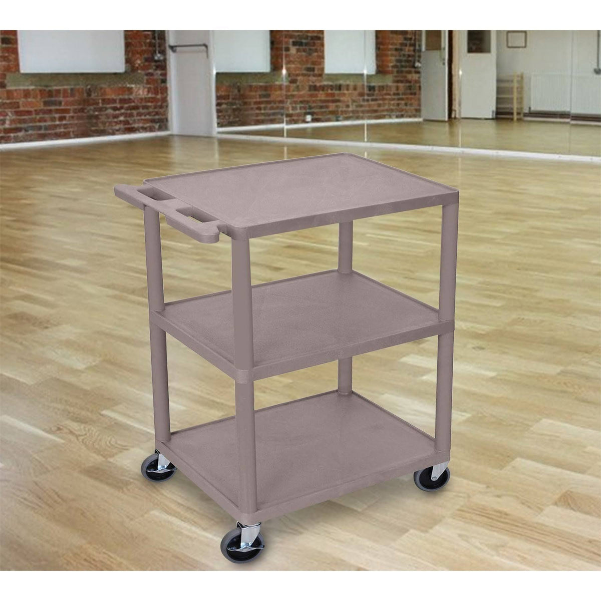 Grey 3-Shelf Utility Cart F499848