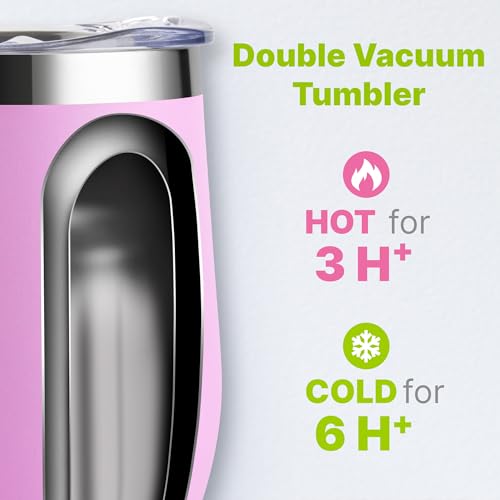 12 oz Stainless Steel Insulated Tumbler with Lid and Straw V400