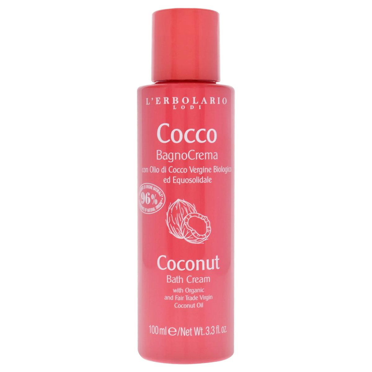 Coconut Bath Cream Foam 3.3 oz T8707