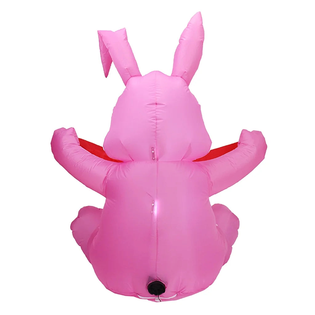 Inflatable LED Night Light Easter Bunny Decorations X6333