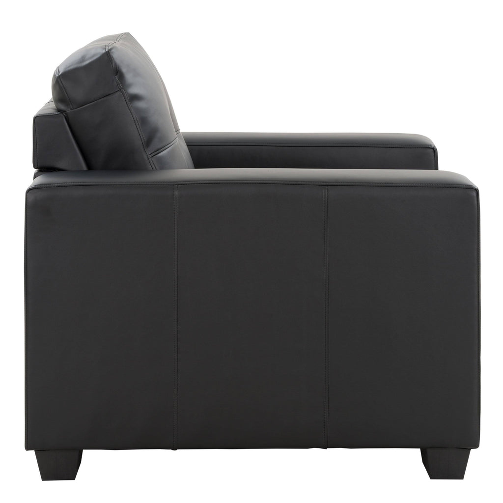 Red Bonded Leather Chair E29477
