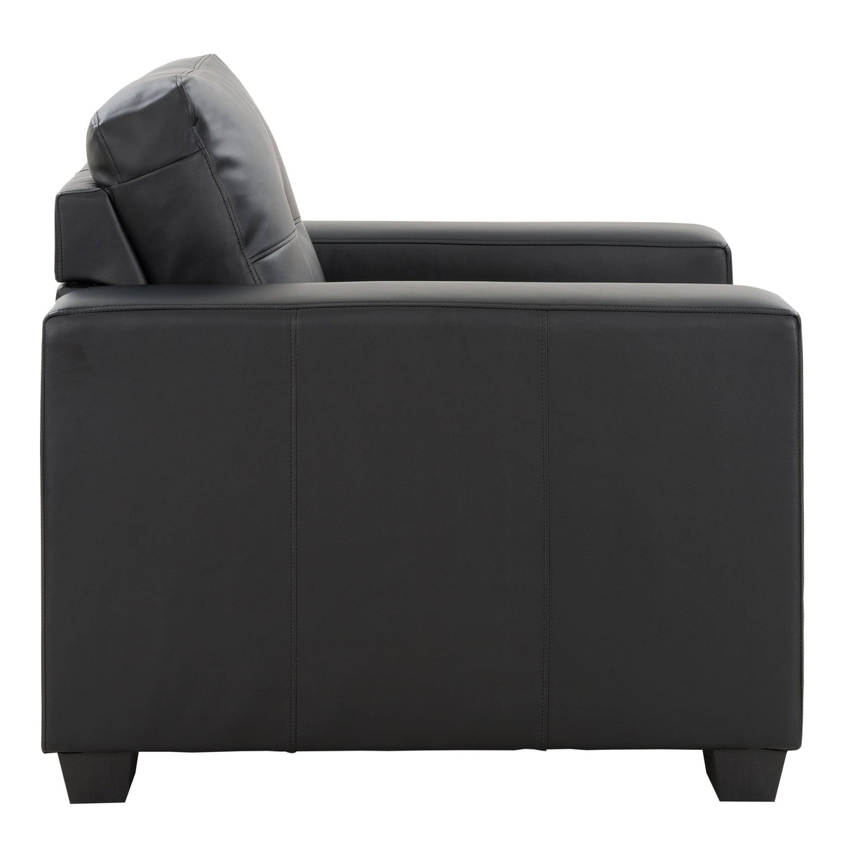Red Bonded Leather Chair E29477