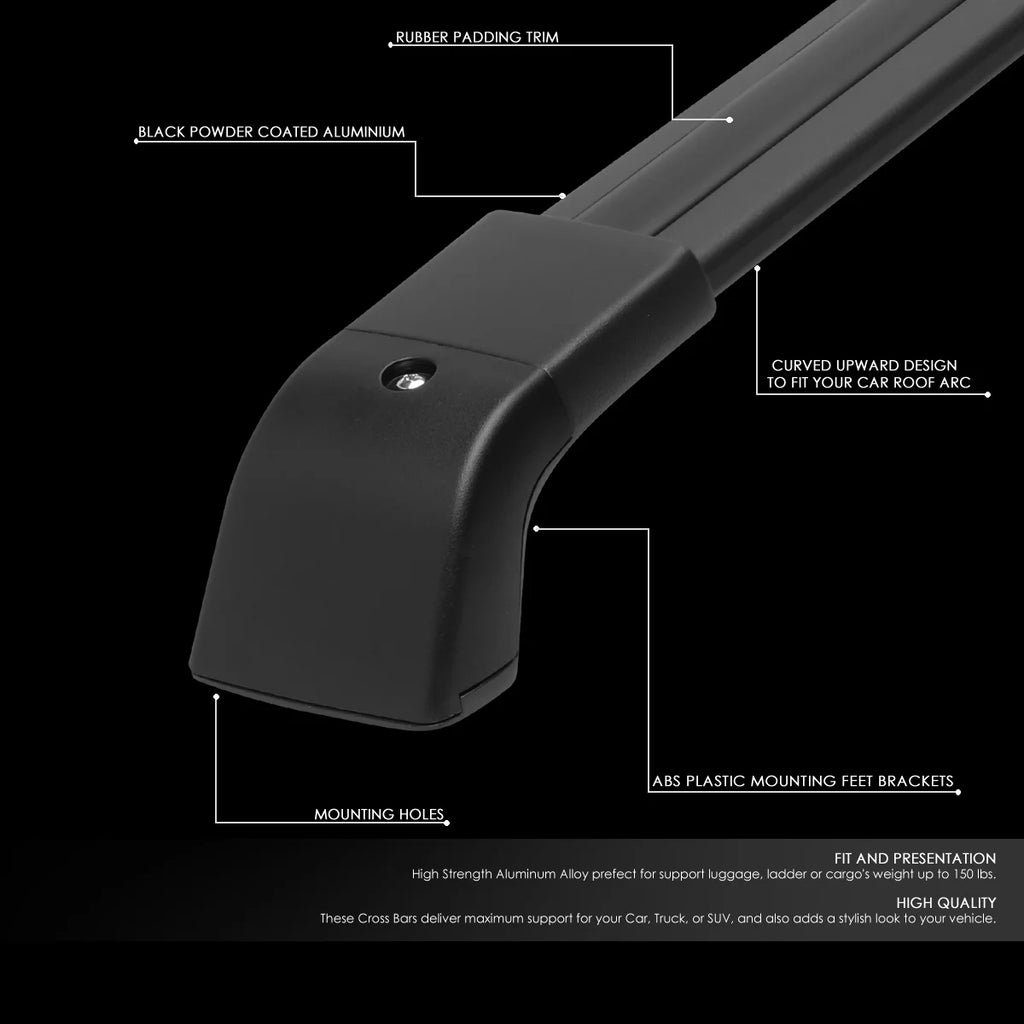 Aluminum Roof Rail Cross Bar Baggage Carrier C28392
