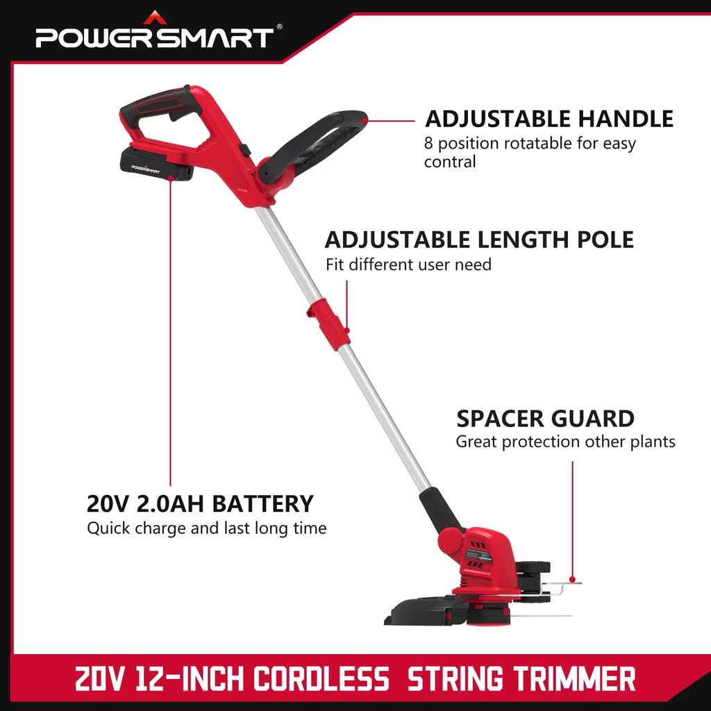 20V 12-inch Cordless String Trimmer F543