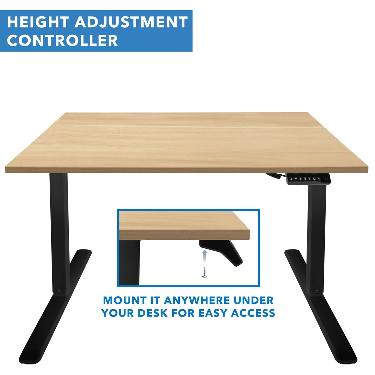Electric Sit-Stand Desk with Tabletop D62317