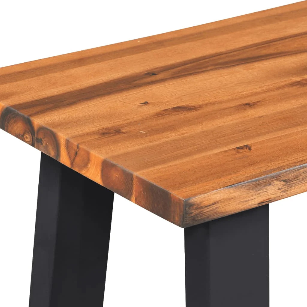 Solid Acacia Wood Bench Y79284