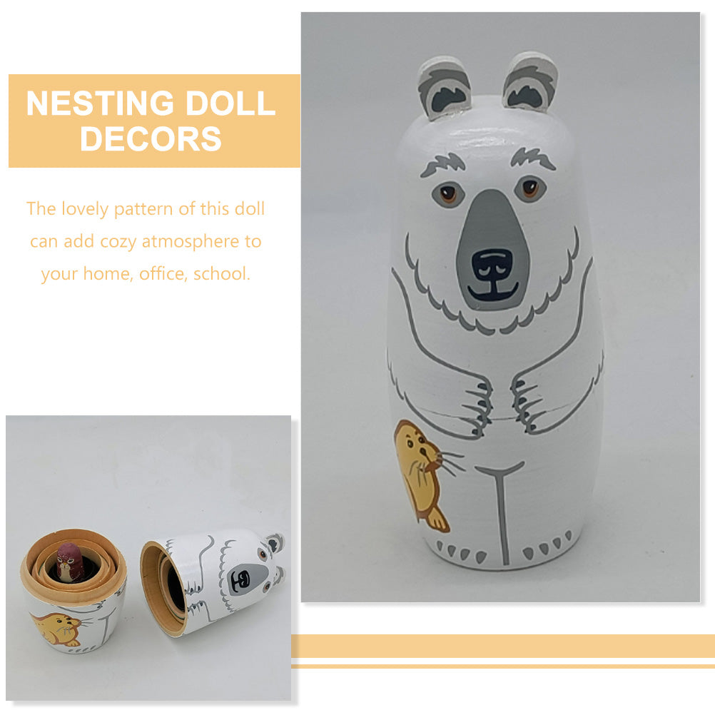 Wooden Russian Stacking Dolls Nesting Dolls E604