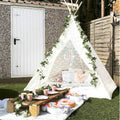 Boho Sheer Lace Tipi Canopy Tent T10675
