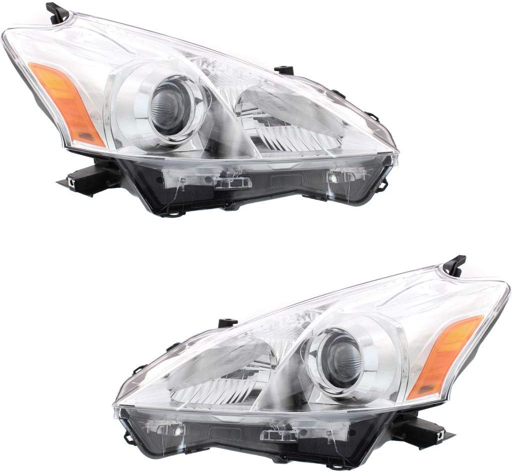 Headlight Assembly Pair for Toyota Prius V I1672