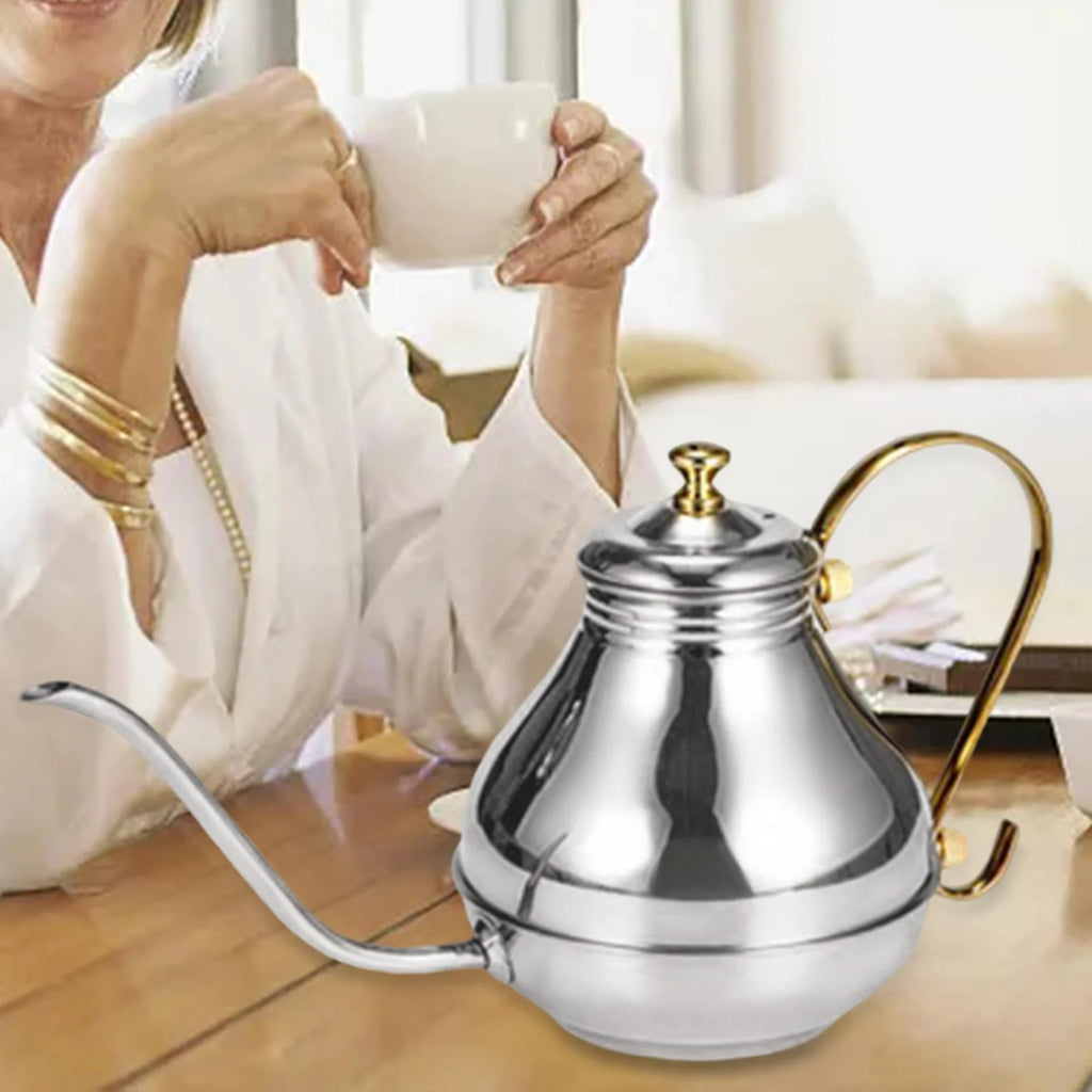 Stainless Steel Gooseneck Coffee Drip Kettle W29378