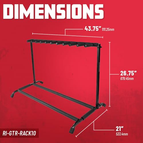 Collapsible Folding Guitar Rack Stand for 3 Guitars Y6054