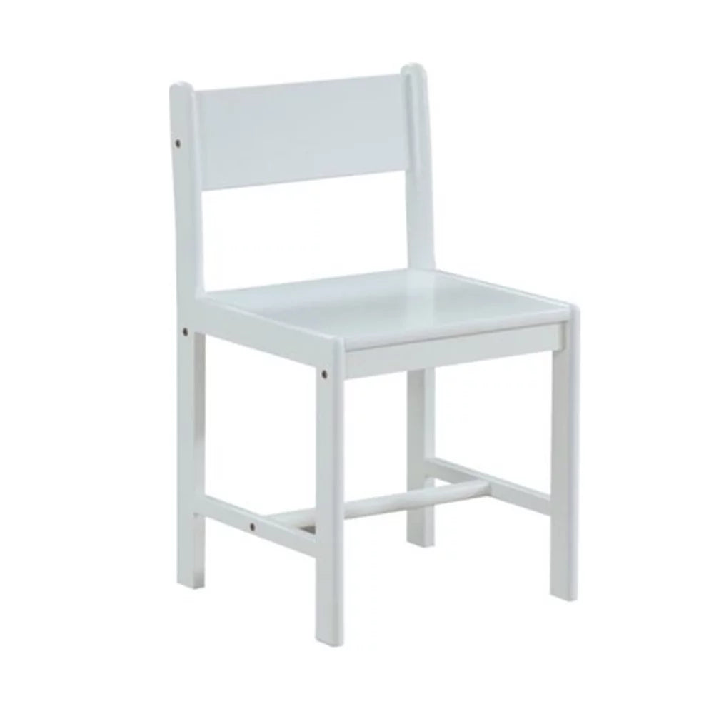 White Wooden Side Chair I39731